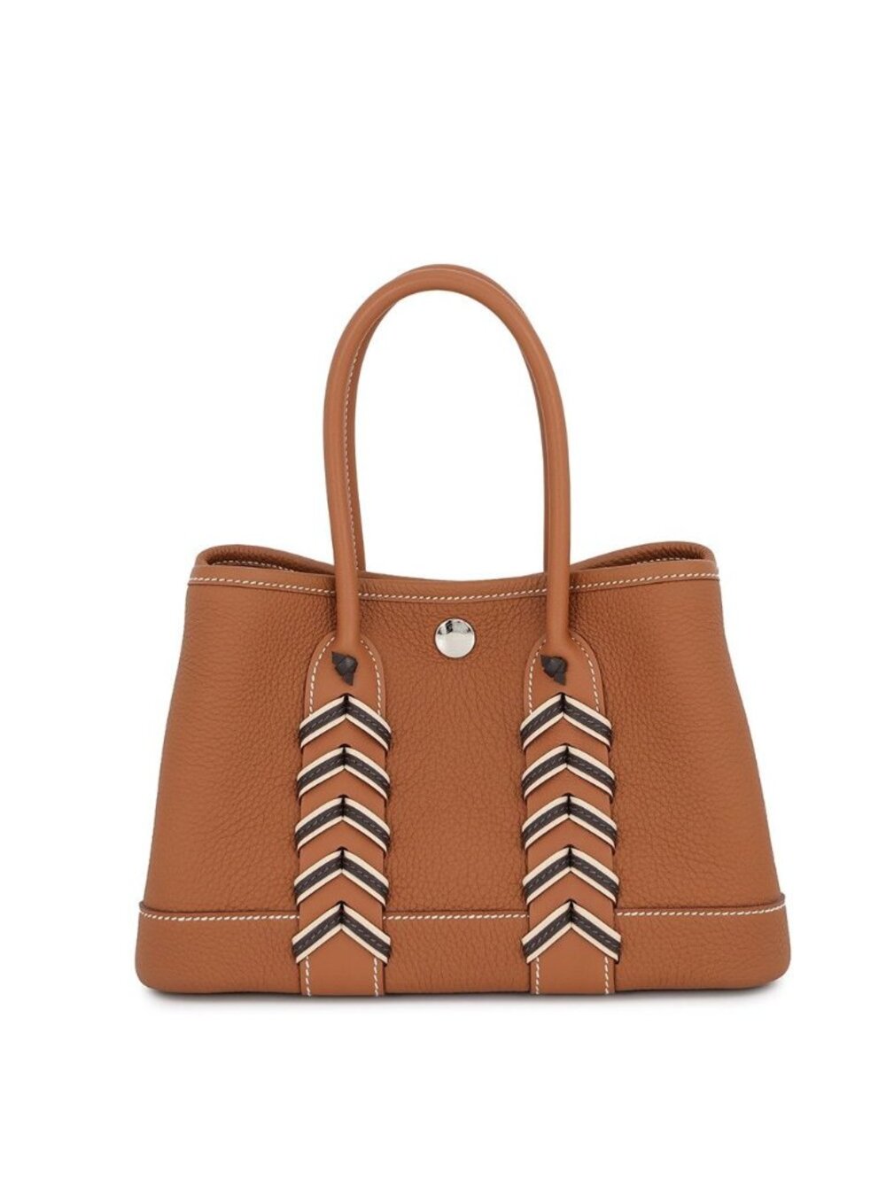 Hermes Tote Neo Garden 23 Party Brady Gold Bebrun Cles Silver Togo Swift